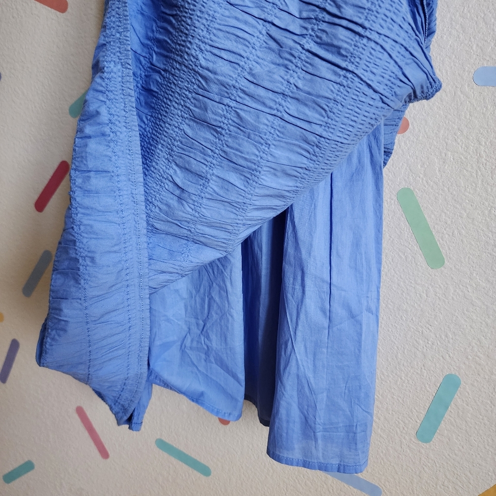 Universal Thread Light Blue Keyhole Ruffle Midi Dress - Picture 10 of 11